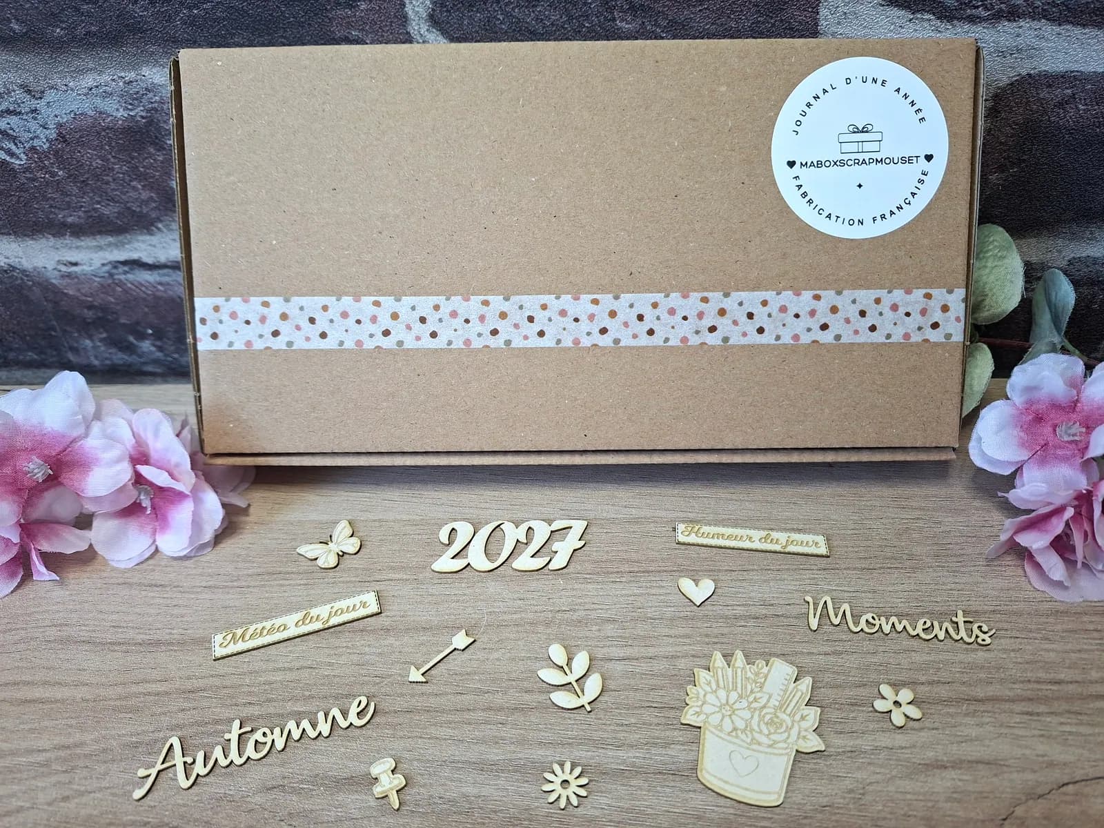 La box Journal d'une année et son contenu